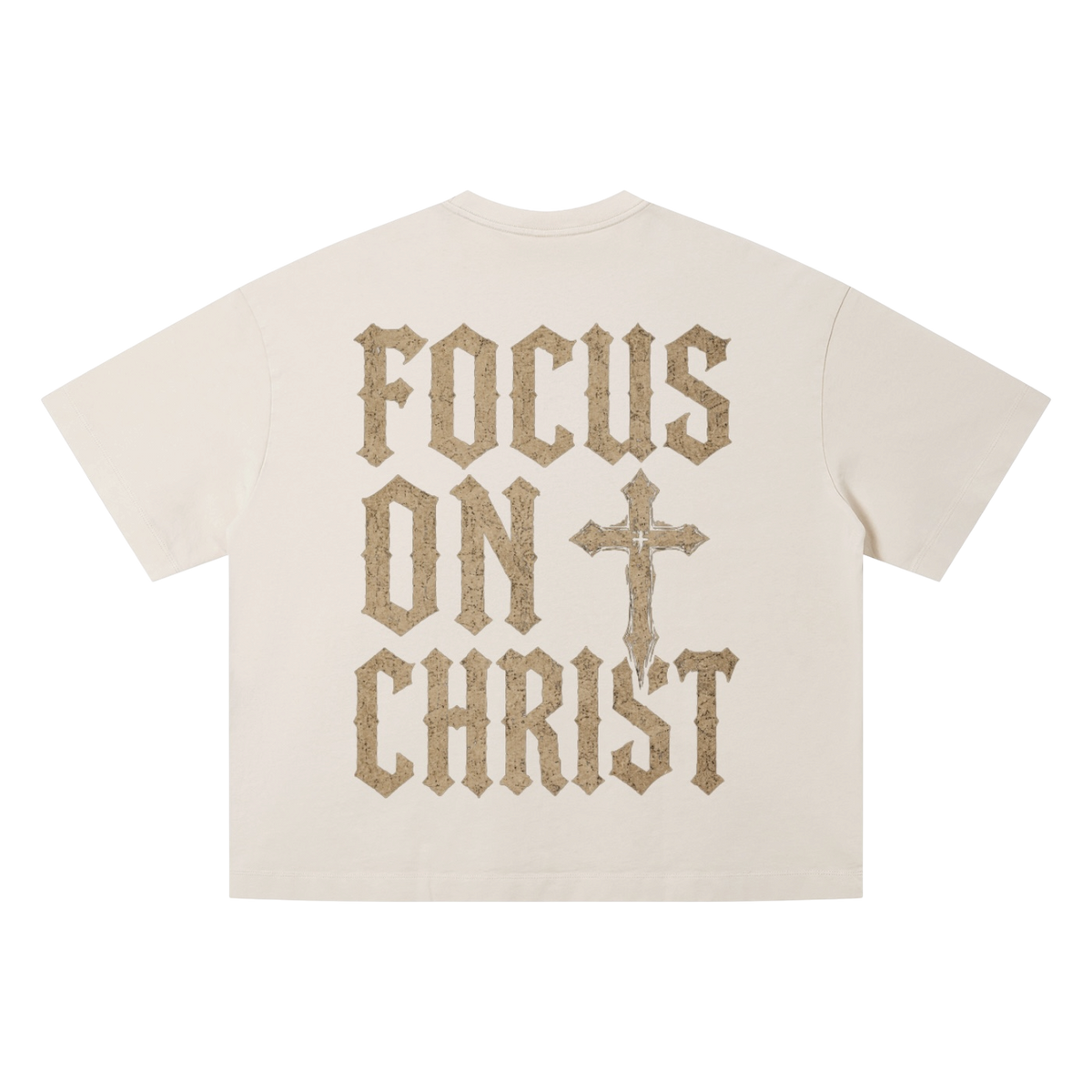 Washed F.O.C.U.S Boxy T-Shirt