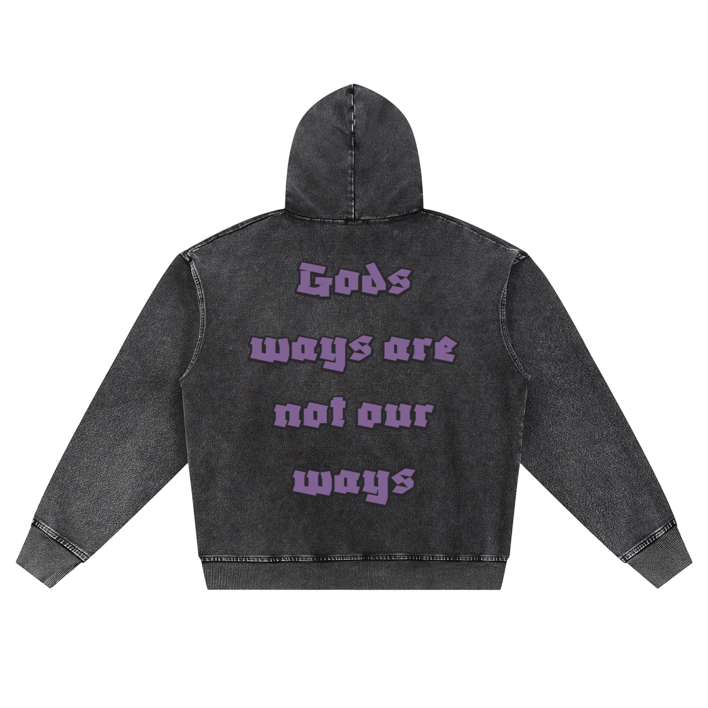 His Way Oversized Zip Up