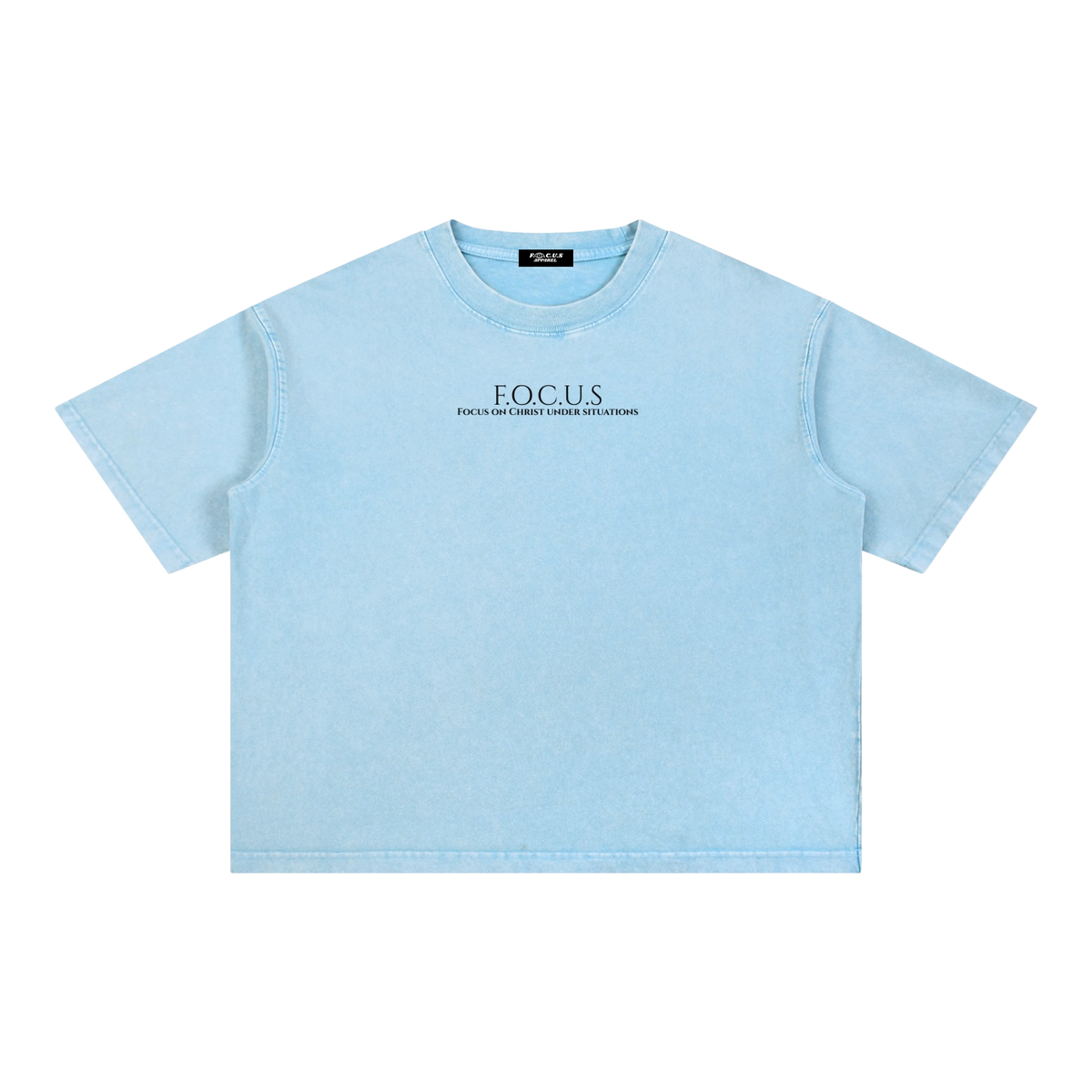 Colossians 3:2 Boxy Cotton Tee