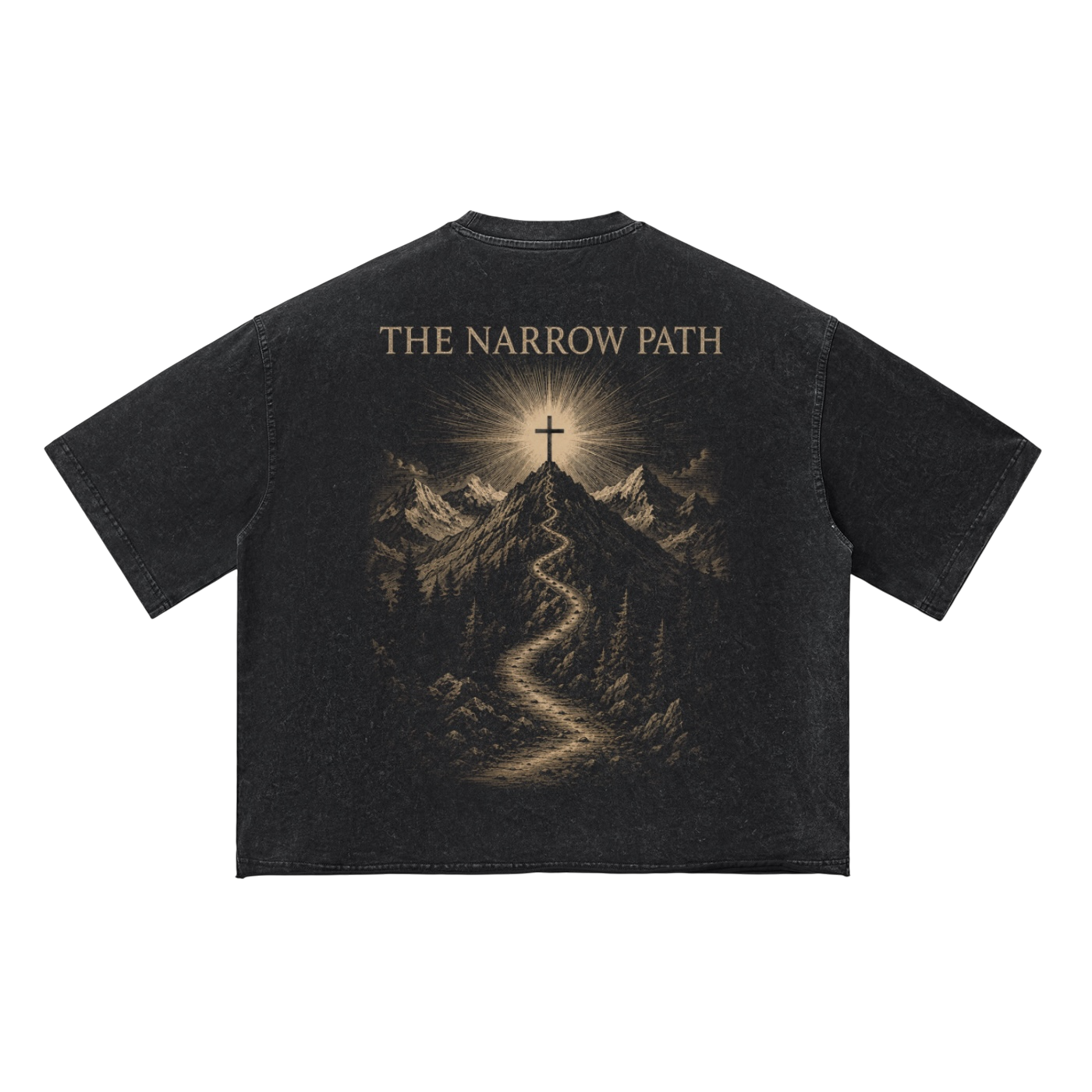 The NARROW Path Vintage Wash Boxy T-Shirt