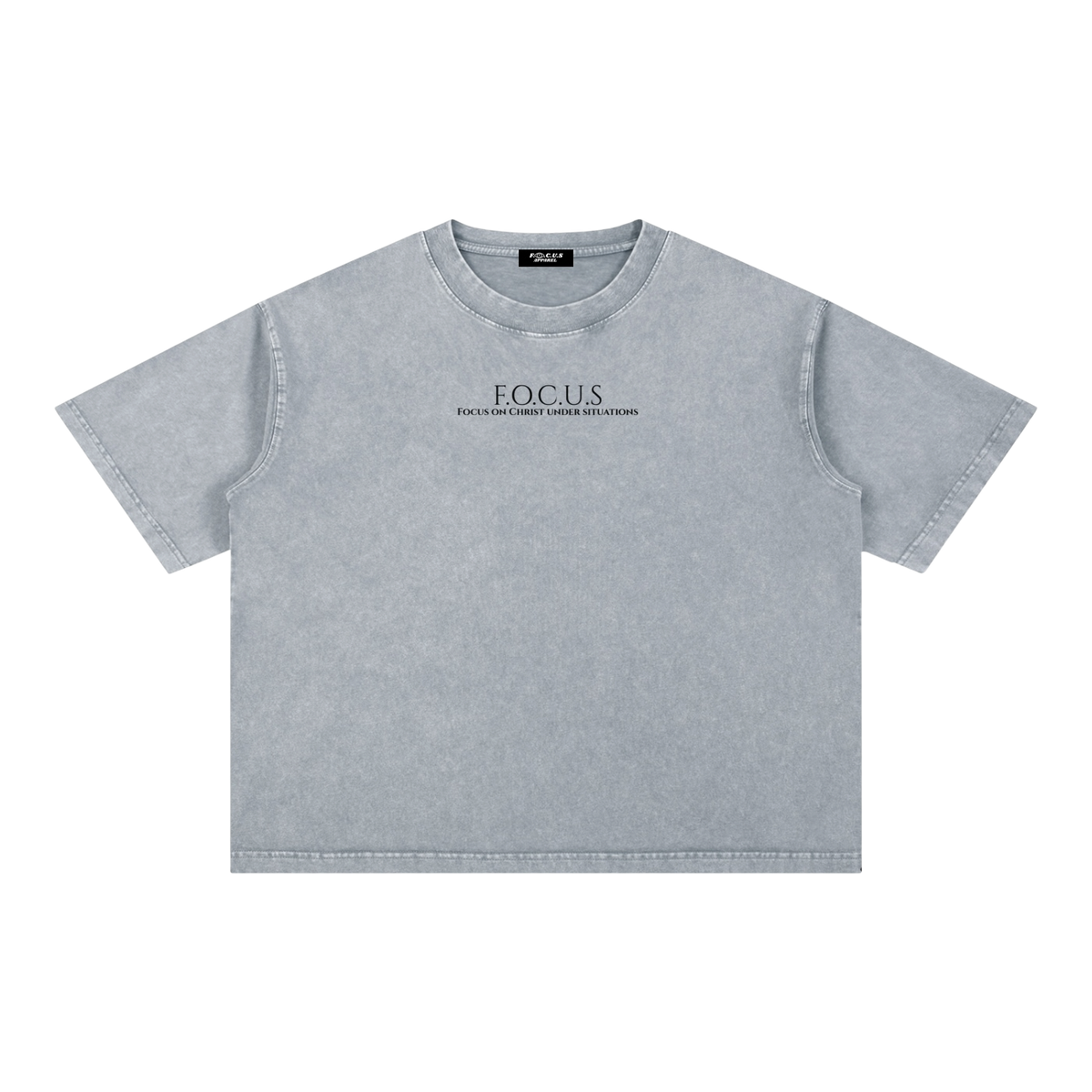 Colossians 3:2 Boxy Cotton Tee